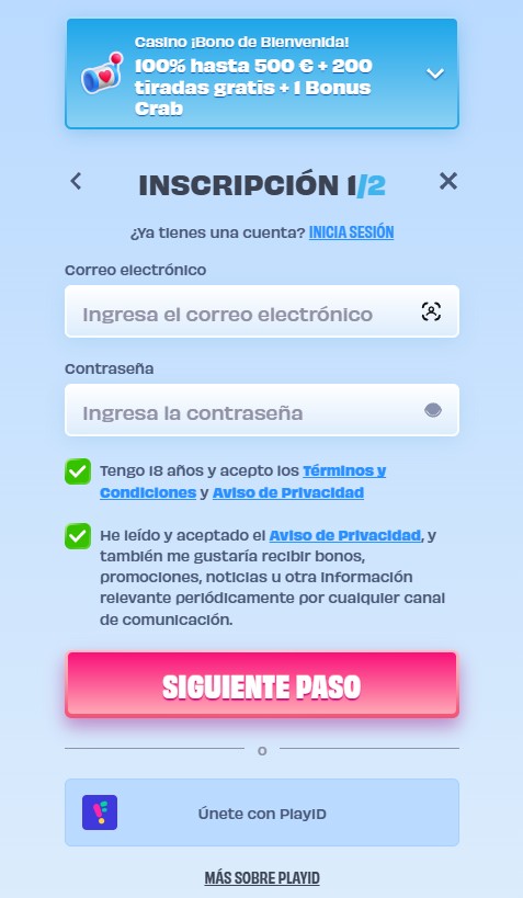 OnlySpins Casino Registro
