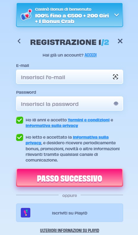 onlyspins casino italia